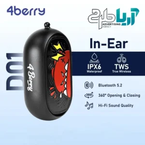 جزئیات ایربادز بی‌سیم 4berry مدل D01