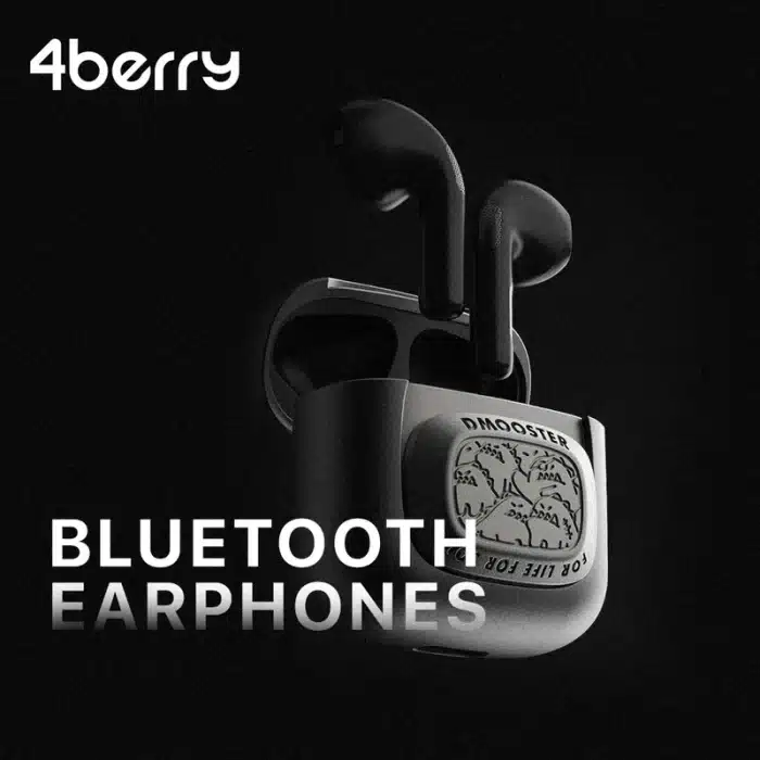 کیس شارژ ایربادز بیسیم 4berry مدل D02