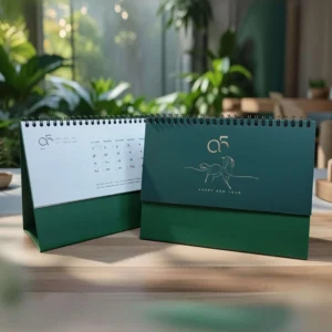 نمای جانبی تقویم رومیزی آغوش طبیعت